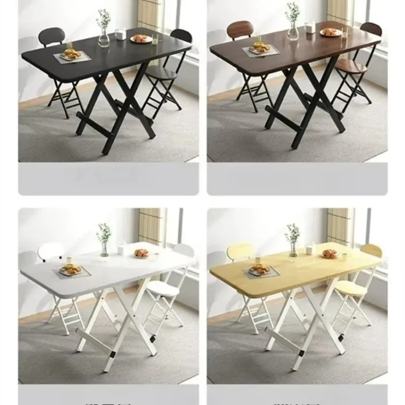 Folding Table Dining Table Rectangular Simple Eating  Outdoor Stall Stall Porta and Chair Wholesale  Multifunctional Furniture