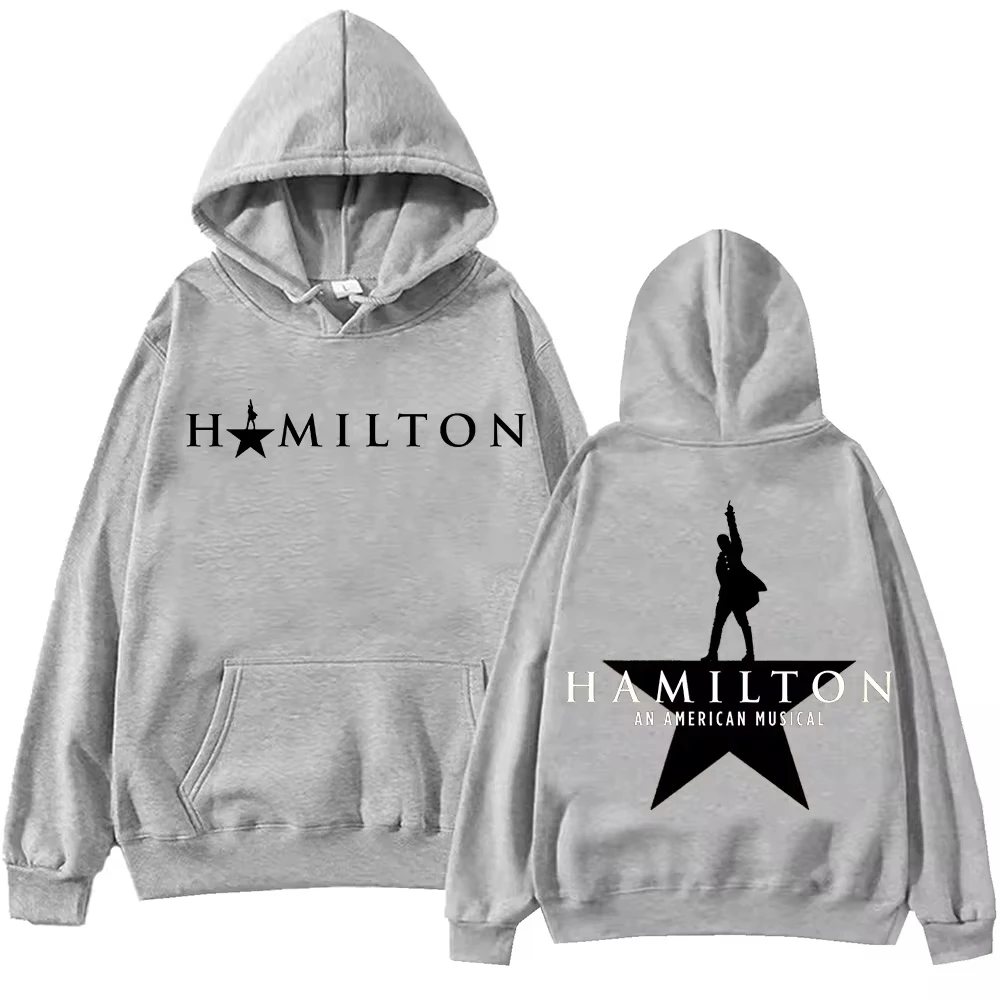 Hamilton: An American Musical Original Broadway Cast Hoodie Harajuku Hip Hop Pullover Tops Sweatshirt