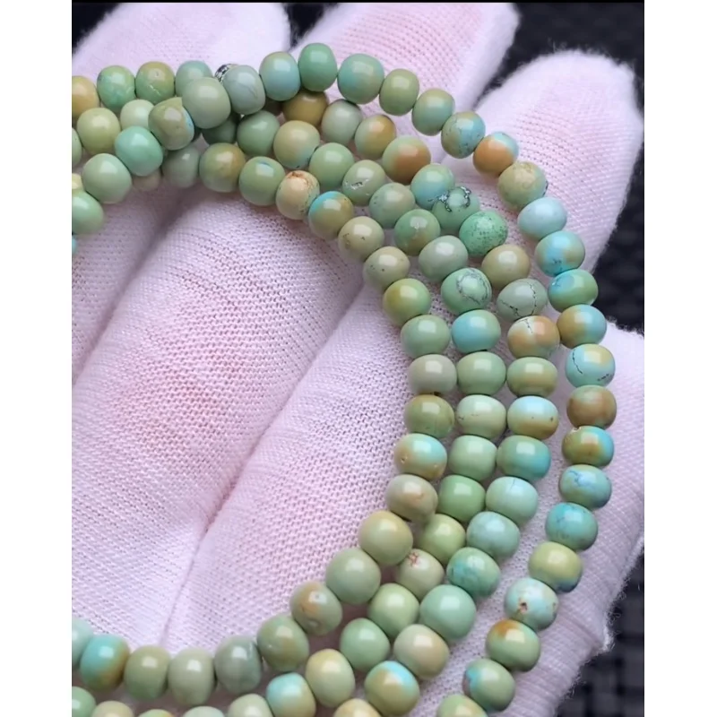 Raw Ore Turquoise Old Type Necklace Wholesale Multi-Circle Bracelet Full Color, Uniform and Delicate Porcelain First-Class