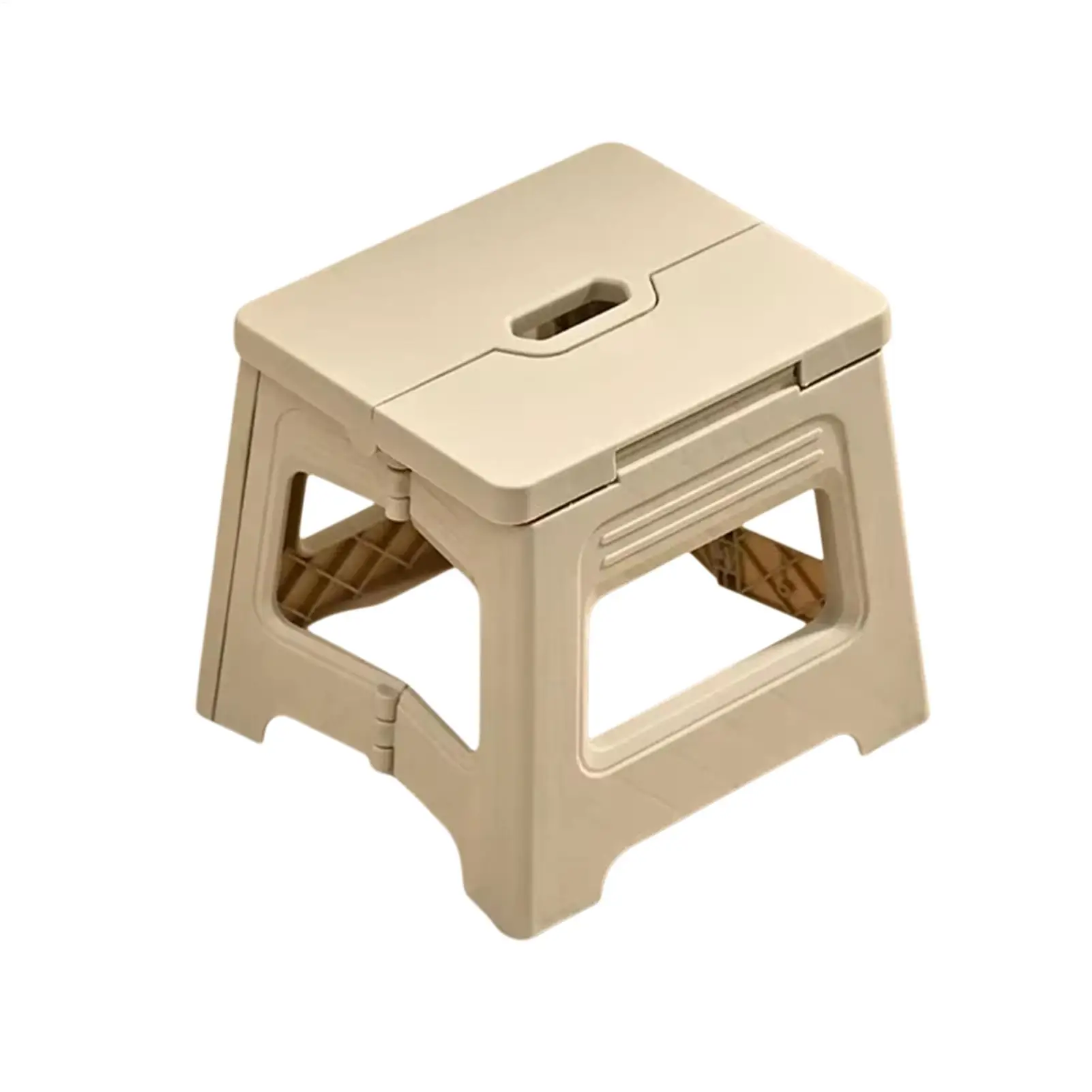 Foldable Plastic Stool Durable Outdoor Camping Seat Potable Stool Folding Chair Lightweight For Fishing Trip Garden Backyard