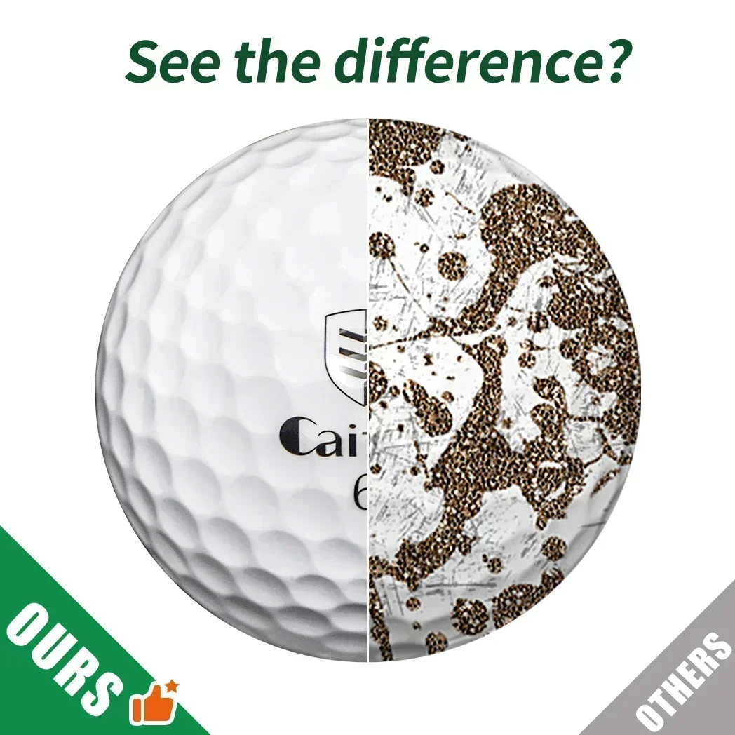 Three·Layer Premium Golf Balls Practice Performance Golf Ball Training for Distance Straight Shots Golf Design for Golfers Sport