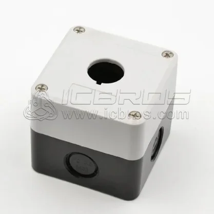 22mm One Holes Bx1-22 Equipment Urgent Emergency Stop Push Button Switch Protection Box Gray Plastic Box