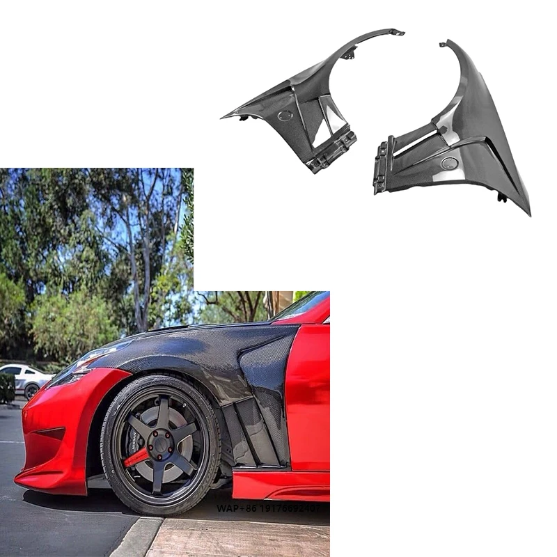 

High Quality Carbon Fiber Fender forNissan 350Z Z33 Nismo 3 Fenders Carbon Fiber Perfect Fitment