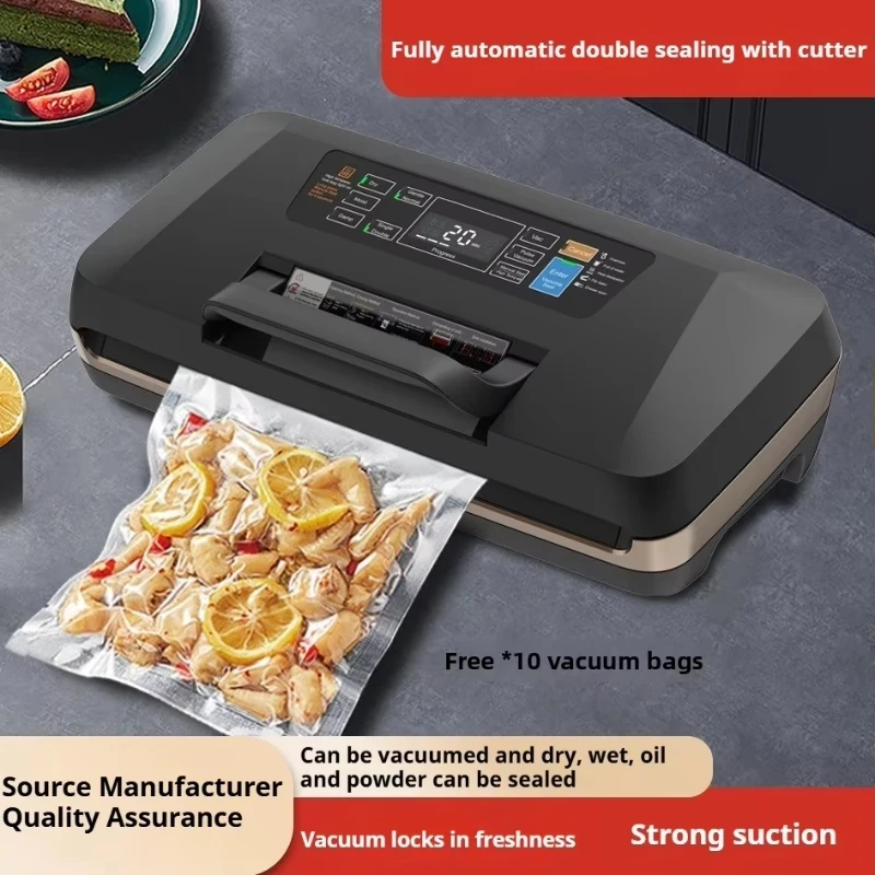 

SV628Вакуумный упаковщик Пластиковый упаковщик Сухой и влажный упаковщик двойного назначения Высококачественная бытовая машина для консервирования пищевых продуктов