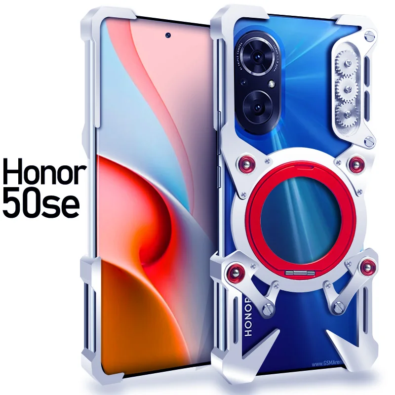 

Роскошный металлический новый чехол Zimon Thor Heavy Duty Armor, металлический алюминиевый чехол для телефона Honor 300 Ultra 200 100 80 Pro Fundas Coques Bumper