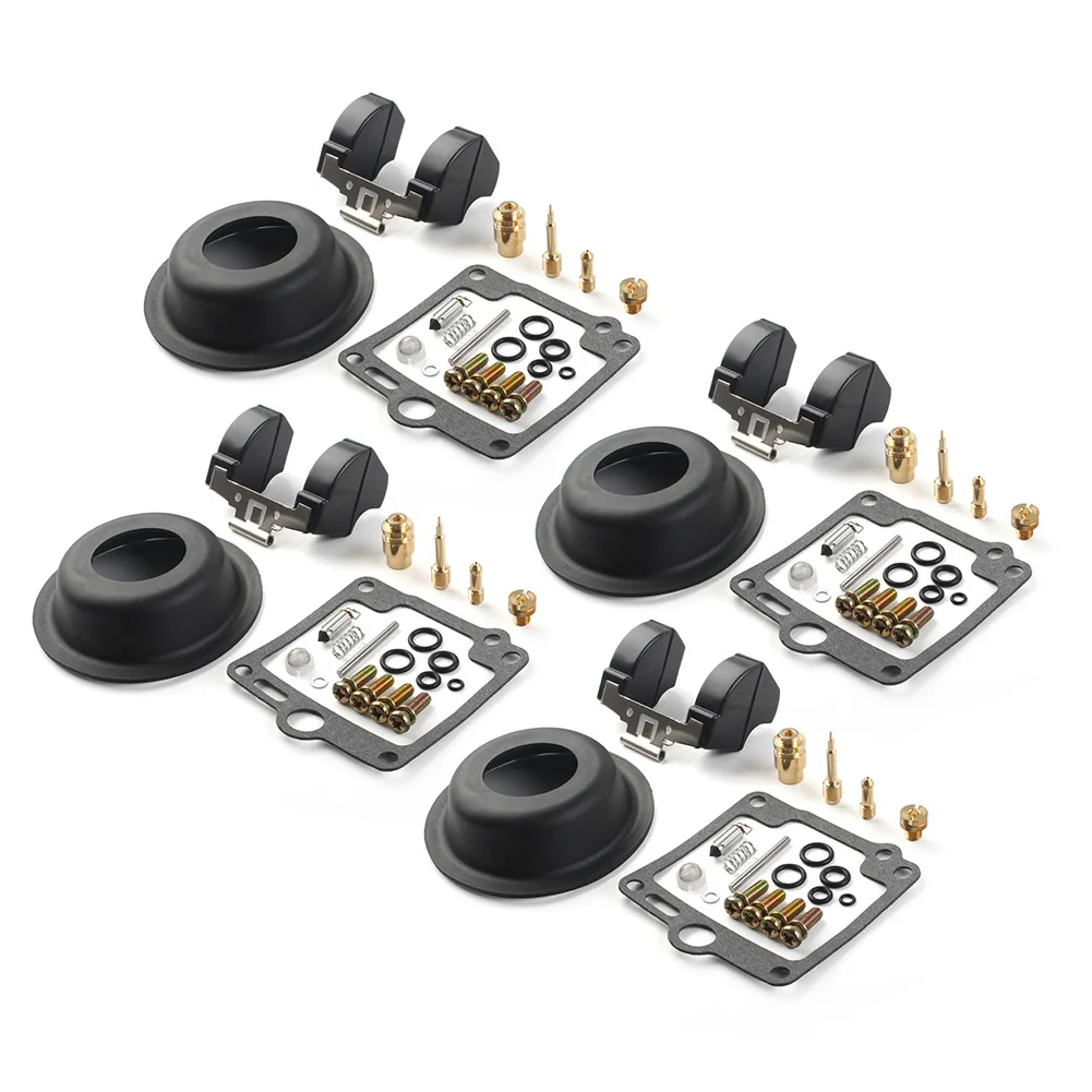 Motorbike Carburetor Carb Repair Kit Float Diaphragm 4 Sets For Yamaha FJ1200 FJ 1200 1988 1989 1990 1991 1992
