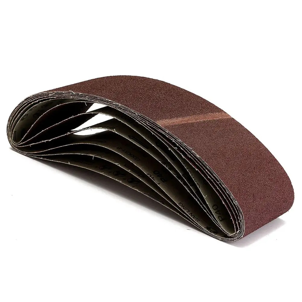 

ABMO 6 Packs 4 inch x 36 inch (100x915mm) 40 Grit Sanding Sander Belts for Metal Working