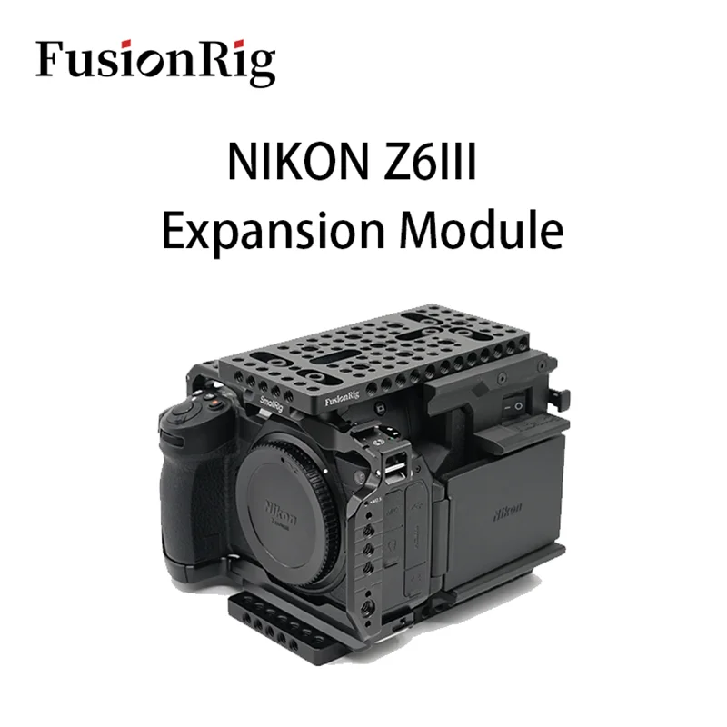 FusionRig For NIKON Z6III Camera Cage Expansion Module cineback