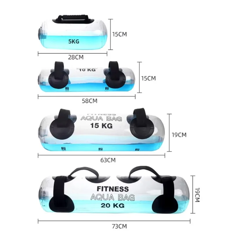 

Weight-bearing Water Aqua Bag Fitness Injection Energy Pack Squat Equipment Fitness Croissant Sandbag Weight Lifting Equipment