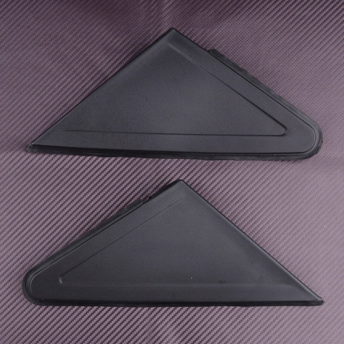 1 Pair Black Front Side Window Mirror Fender Corner Molding Triangle Trim Fit for Ford Focus 2005-2014 4M51-A16004 4M51-A16003