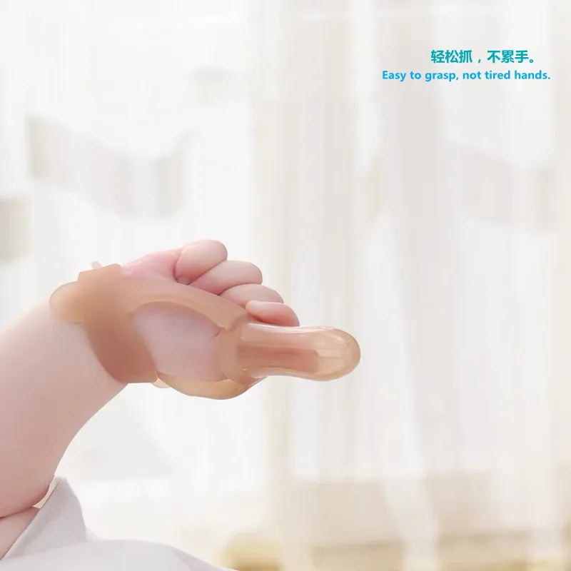 Baby Teething Rings Finger-licking Prevention Silicone Finger Sleeves Thumb Soothers Teethers for Infants