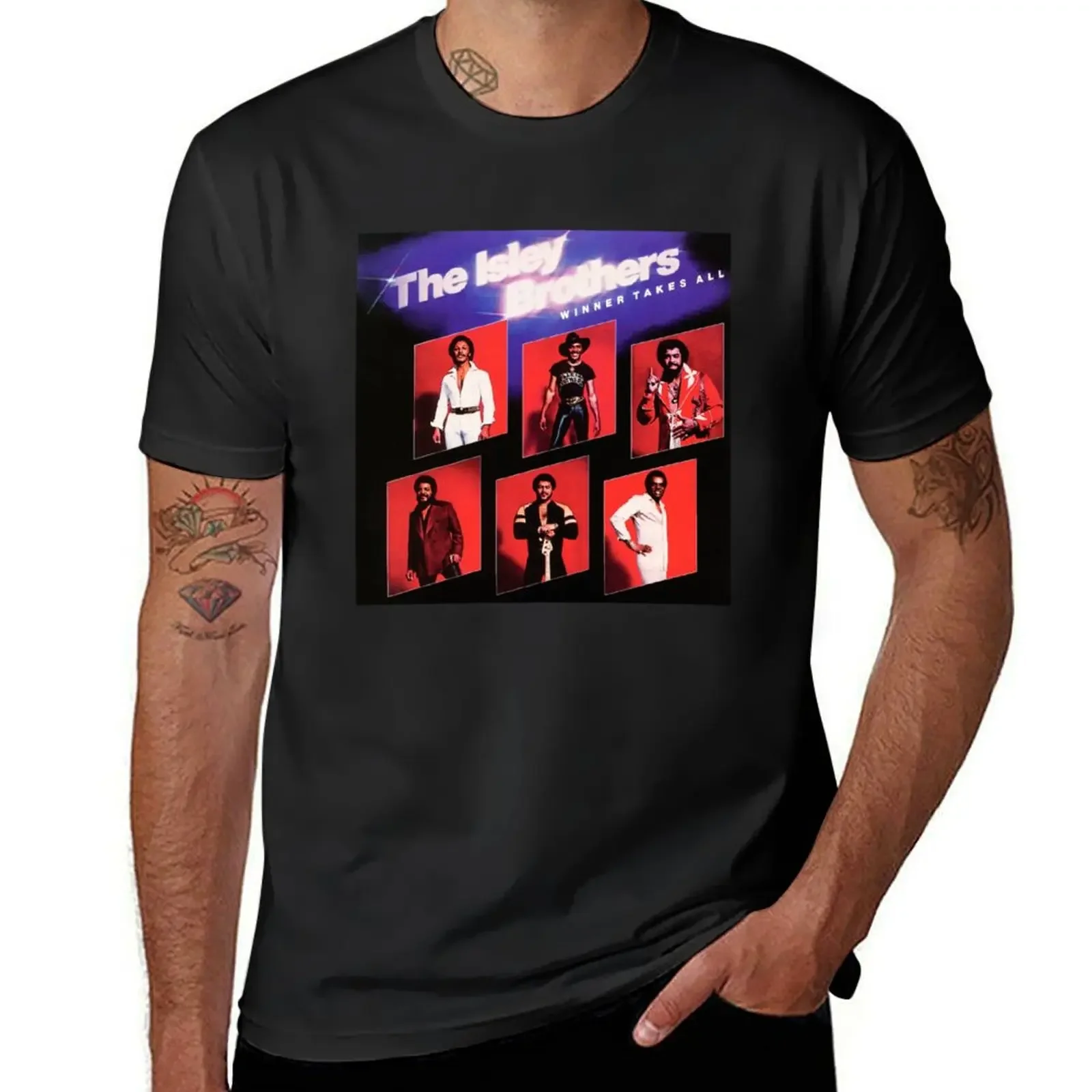 

The Isley Brothers 5 T-Shirt graphics hippie clothes street wear blacks shirts men