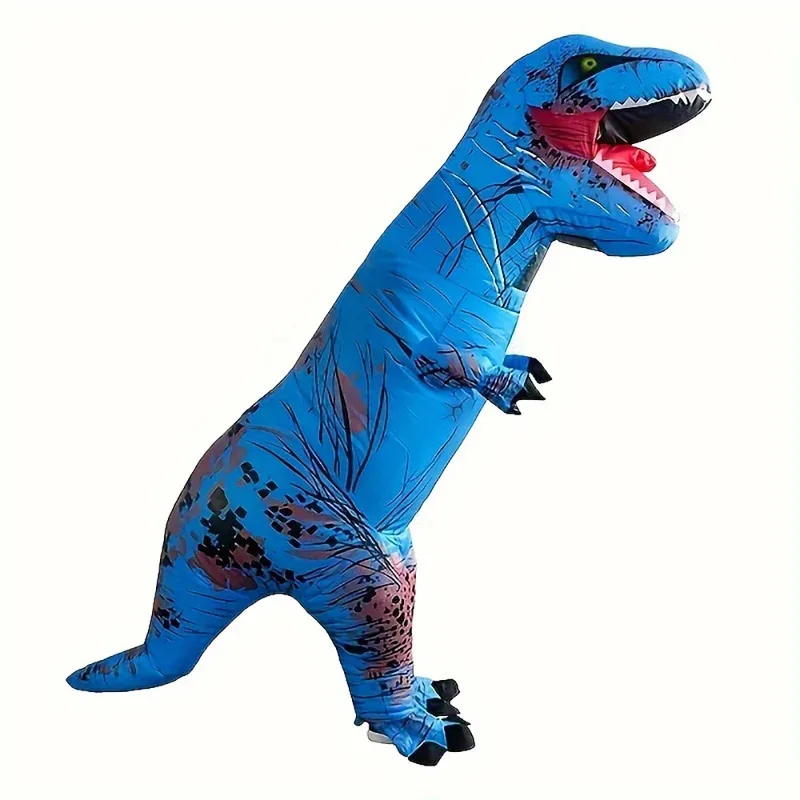 Adult/Kids Tyrannosaurus Inflatable Costume Waterproof Dinosaur Role-playing Birthday Surprise Funny Party Apparel Child Gift