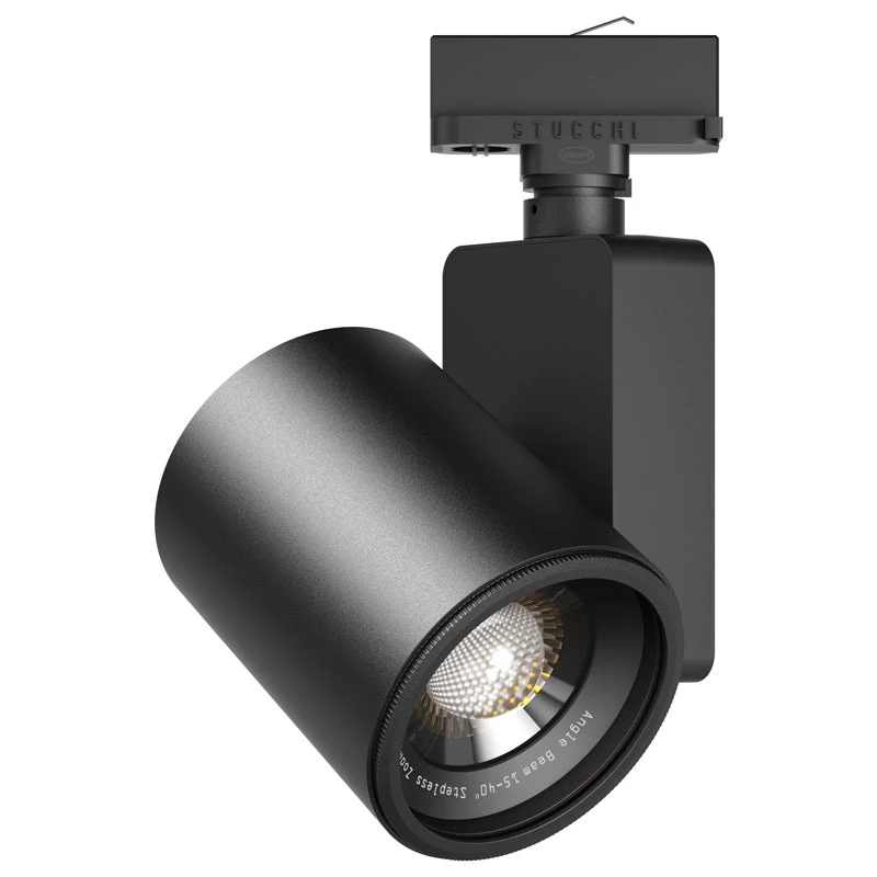 LEDEAST KF85105 30W Custom Track Spotlights Tuya Zigbee Remote Control 15-40D Zoomable Motorized Dimmng Track Light for Museum