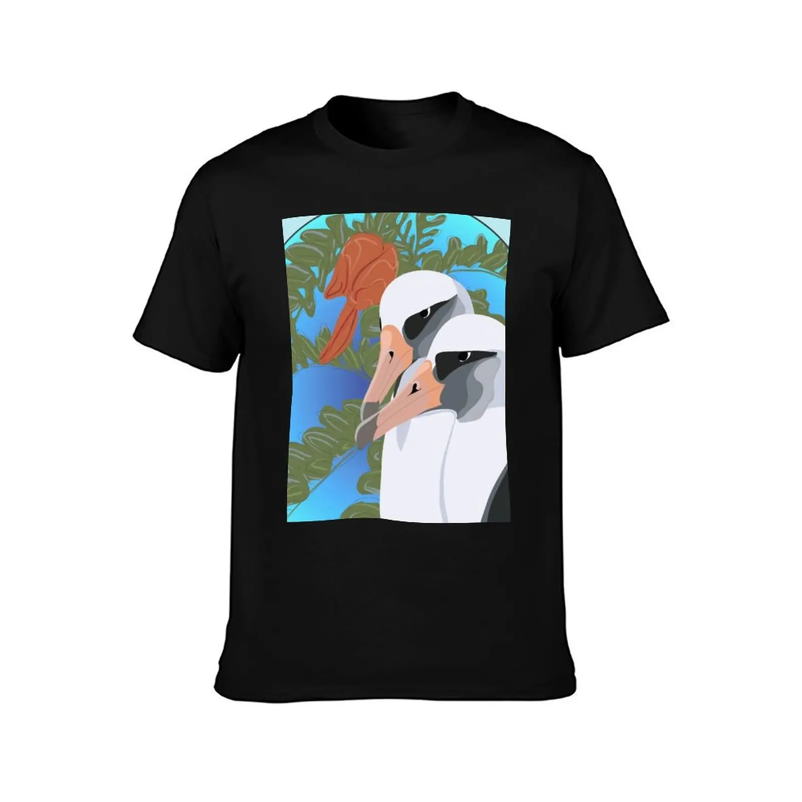 Laysan Albatross and Ohai T-Shirt Holiday Vacation Tee Shirt T-Shirt