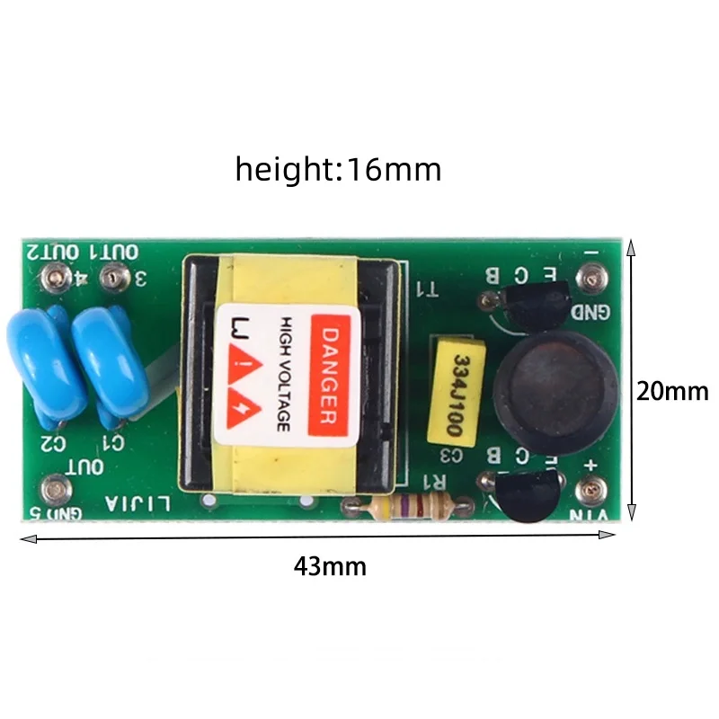 5V naar 800V inverter moederbord boost board hoogspanningskaart LCD-scherm lamp circuit driver board CCFL omvormer