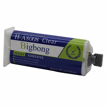 Kleber, 50 ml, Epoxidharz, transparenter AB-Kleber, 1:1, zweikomponentiger struktureller, starker Klebstoff, Reparatur, Schmuck, Handwerk, Flüssigkleber