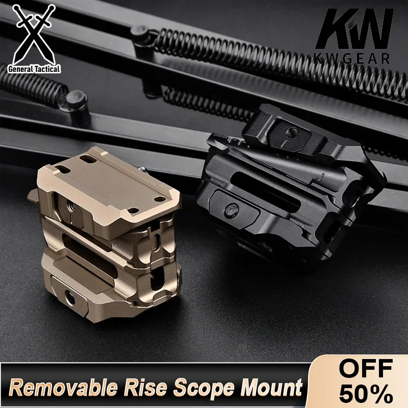 

WADSN Tactical Airsoft Removable Rise Variable Optic Mount For Aimpo Magnifier Micro Sight T 1 T 2 Red Dot Scope Accessories