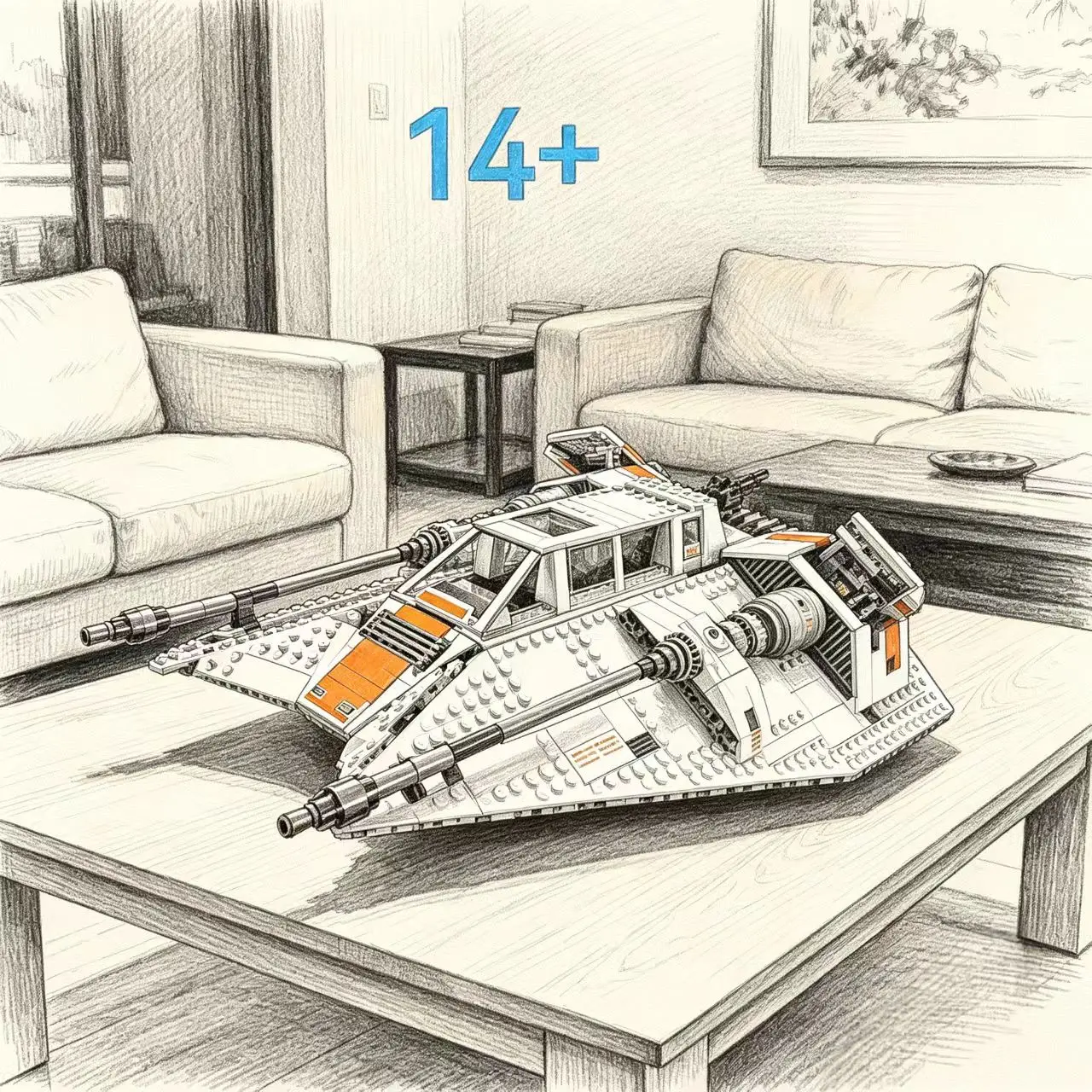 2026 compatible with 1703PCS snow fighter home decoration model ornaments suitable for adult holiday gifts