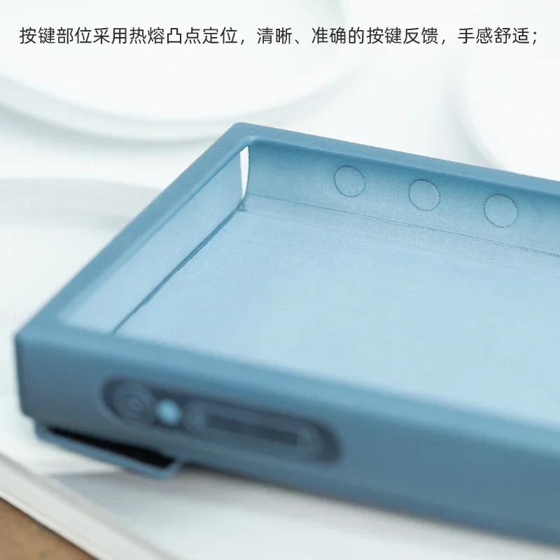 FiiO SK-JM21 لاعب MP3 حافظة واقية PU حافظة جلدية مضادة للانزلاق سهلة الفك مشغل موسيقى FiiO JM21 حافظة مخصصة هدايا