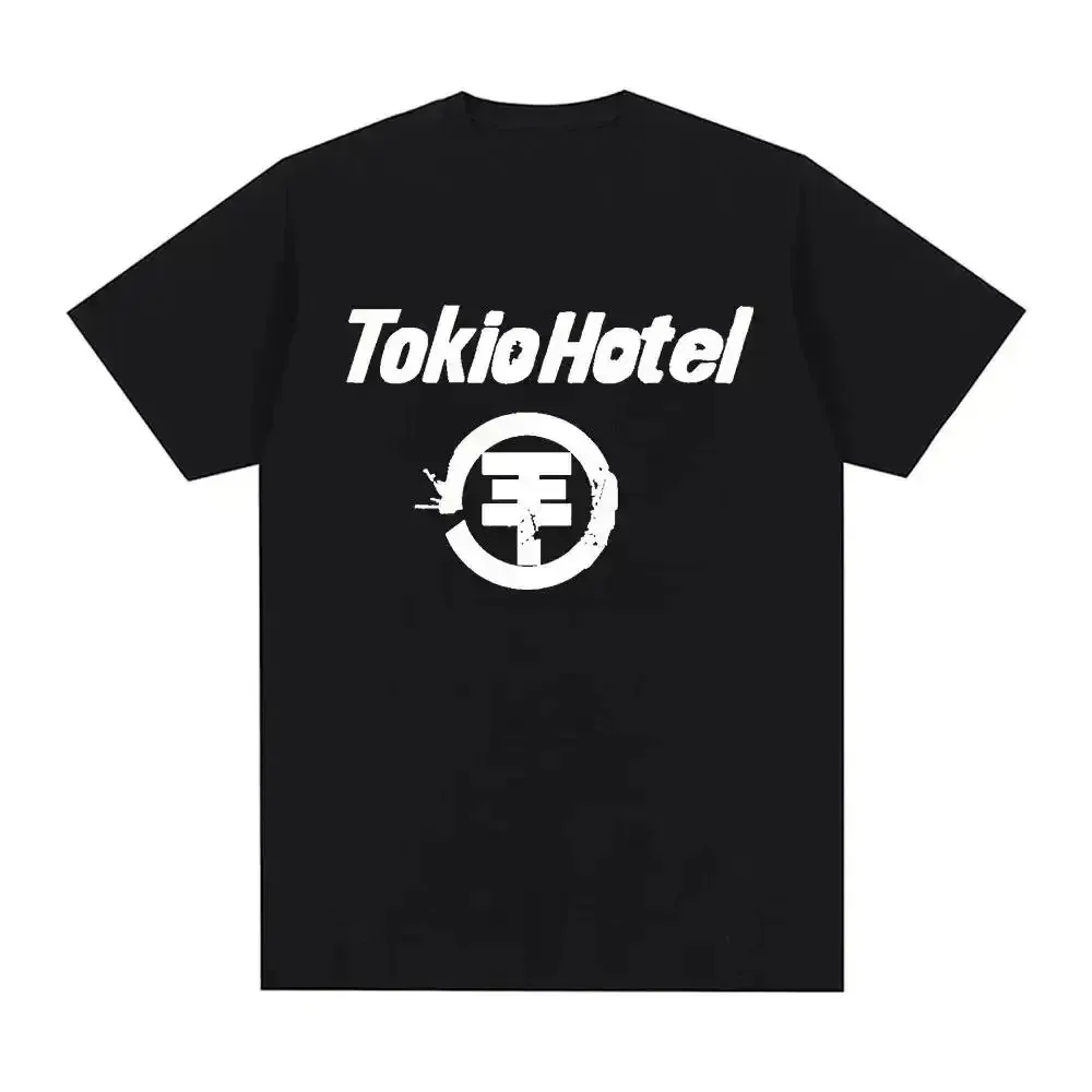 Rock Band Tokio Hotel Kaulitz Print T-Shirt Trend Kurzarm-Shirt Herren Damen Hip Hop Streetwear Mode Harajuku Y2K Kleidung – Detail 15