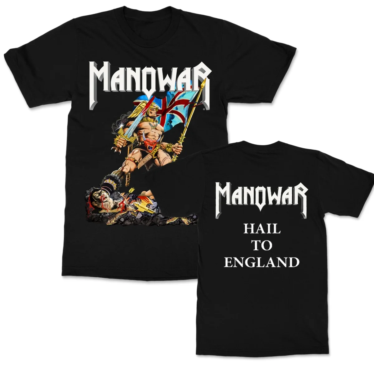 Pop Manowar Grafik-Baumwoll-T-Shirt, Unisex, Sommer, kurzärmelig, modisches Marken-T-Shirt, luxuriöses, lässiges Vintage-T-Shirt – Detail 7