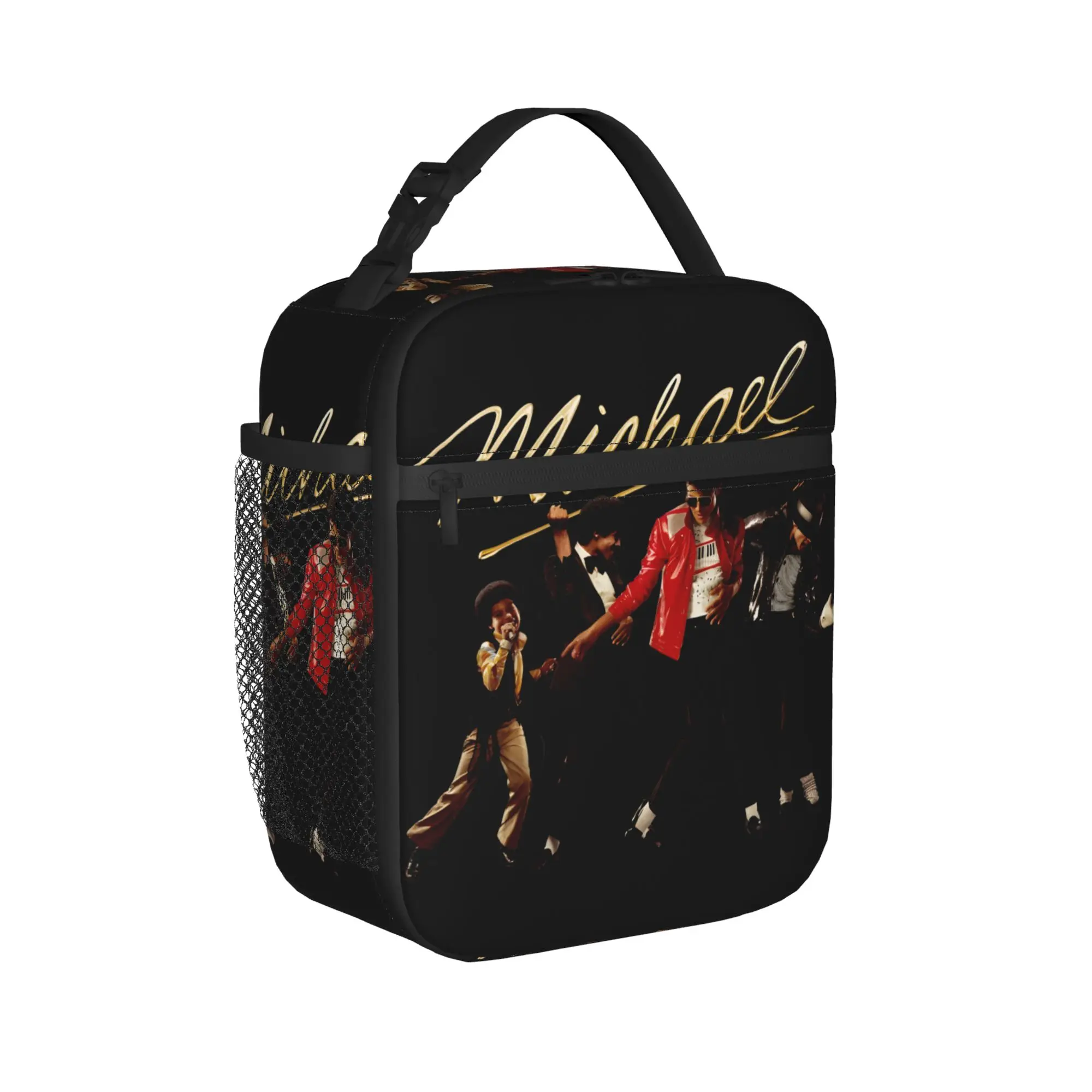 MJ king of pop Story Film Insulated Lunch Bags Thermal Bag Meal Container Large Tote Lunch Box Food Storage Bags Office  Outdoor