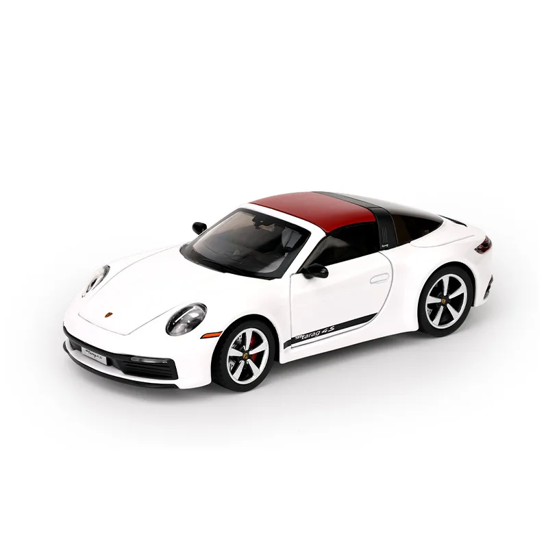 1:32 911 Targa 4S Sportwagen Legierung Automodell Simuliertes Kinderspielzeug Sammlerstück Ornamente für Jungen Geschenke