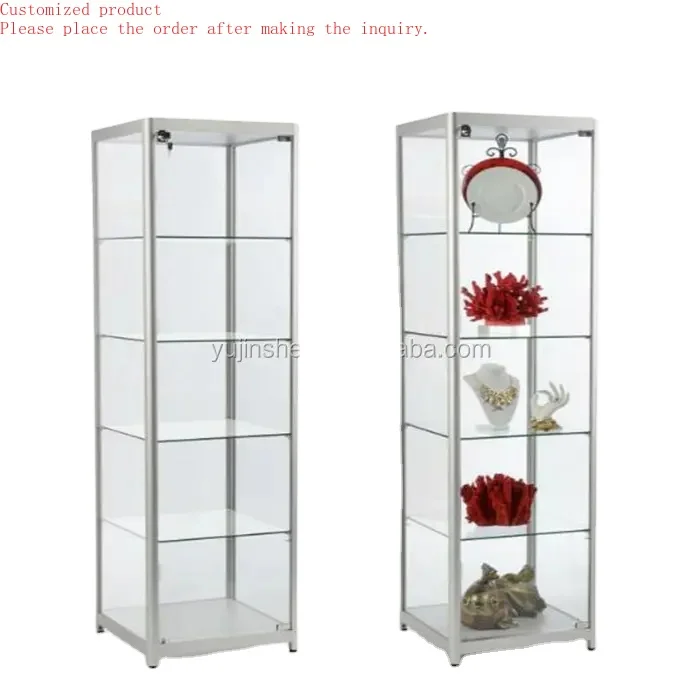 

Custom.Freestanding Shelves Storage Wooden Store Retail Exhibition Perfume Cosmetic Display showcase Cabinet with Spotlight