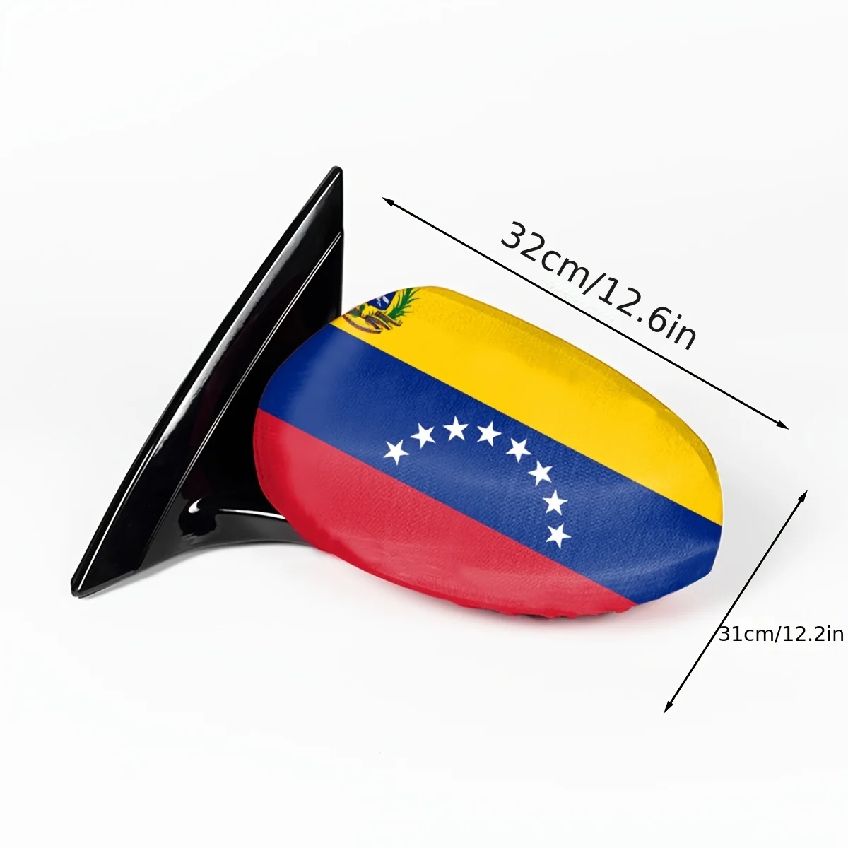 Venezuelan National Flag Car Hood cover, Car Flags and Mirror Cover Caps, Polyester Patriotic Car Accessories Decorations