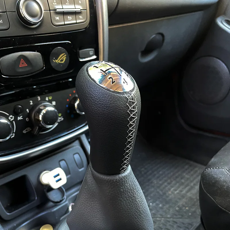 Neues Auto-Innenzubehör, 5-Gang-Schaltknauf, Stick-Kopf-Schalthebel, Griff für RENAULT Laguna Megane 2 Clio 3 Scenic 2