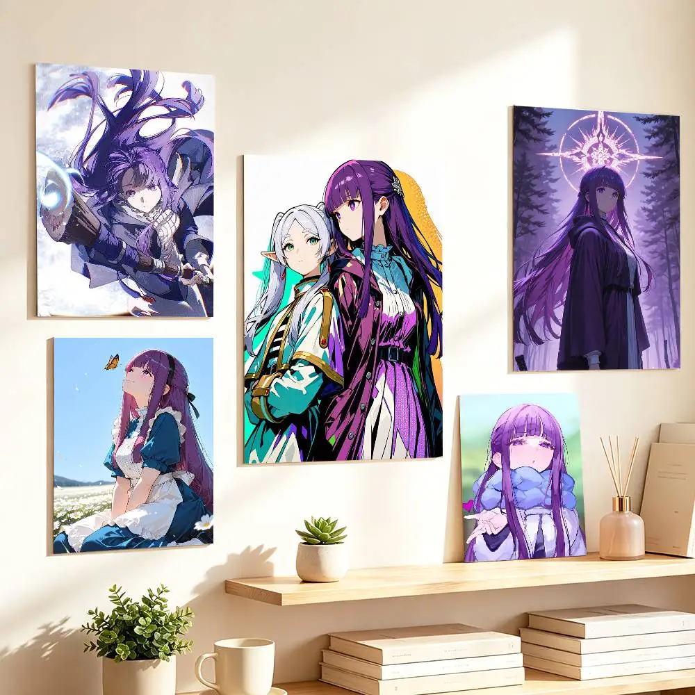 Violet Mage Fern   Poster HD Self Adhesive Waterproof Wall Art Ideal for Home Office Dorm Gift