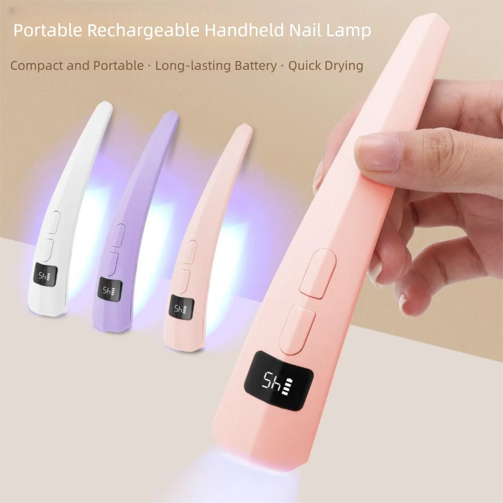 Veelzijdig sneldrogend nageldrogerlicht 2 modi Draagbare mini UV-uithardingslamp USB Handheld UV LED-nagellamp DIY nagelgel