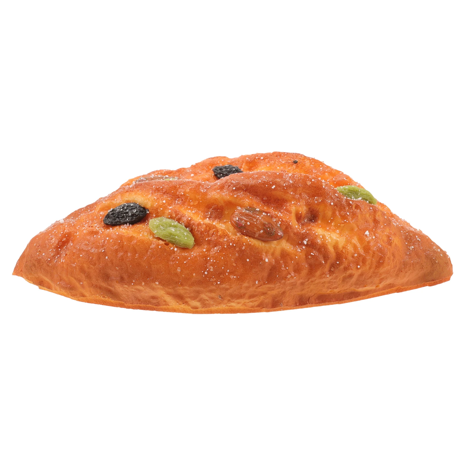 ขนมปังจําลอง PU วัสดุไม่มีกลิ่นภาพเบเกอรี่จอแสดงผลตกแต่งขนมประดิษฐ์สมจริงตาราง