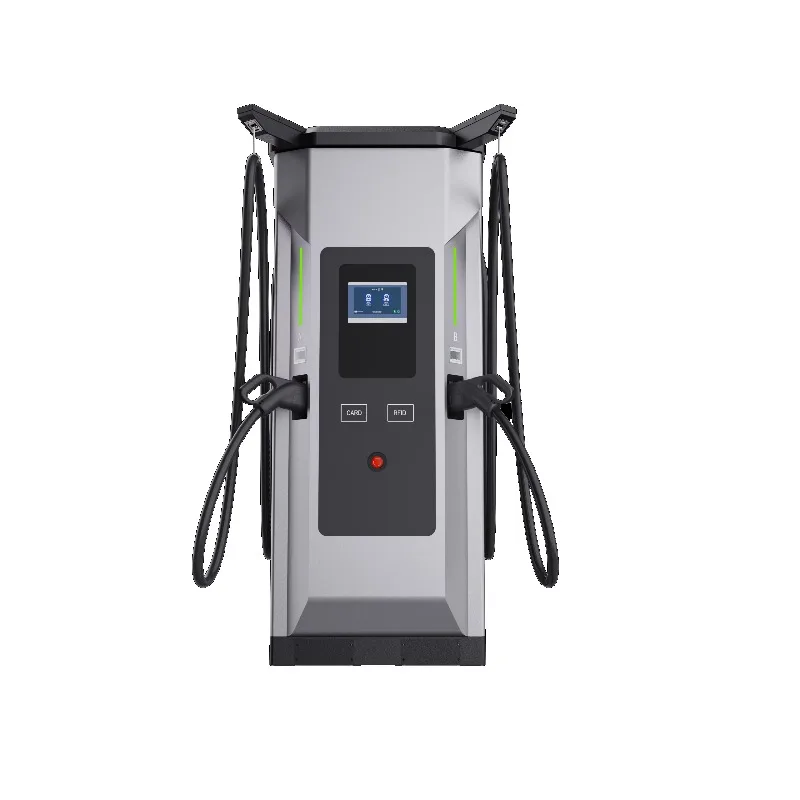 120kW DC Fast Charger CCS CHAdeMO OCPP1.6J WiFi Floor Mounted for Public EV Charging Station Custom