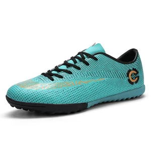 Sapatos de futebol originais sociedade crianças tf chuteiras tênis botas de futebol treinamento futsal sapatos esportivos antiderrapantes formadores de futebol 10 principais vendas tênis de futsal para criança - №6