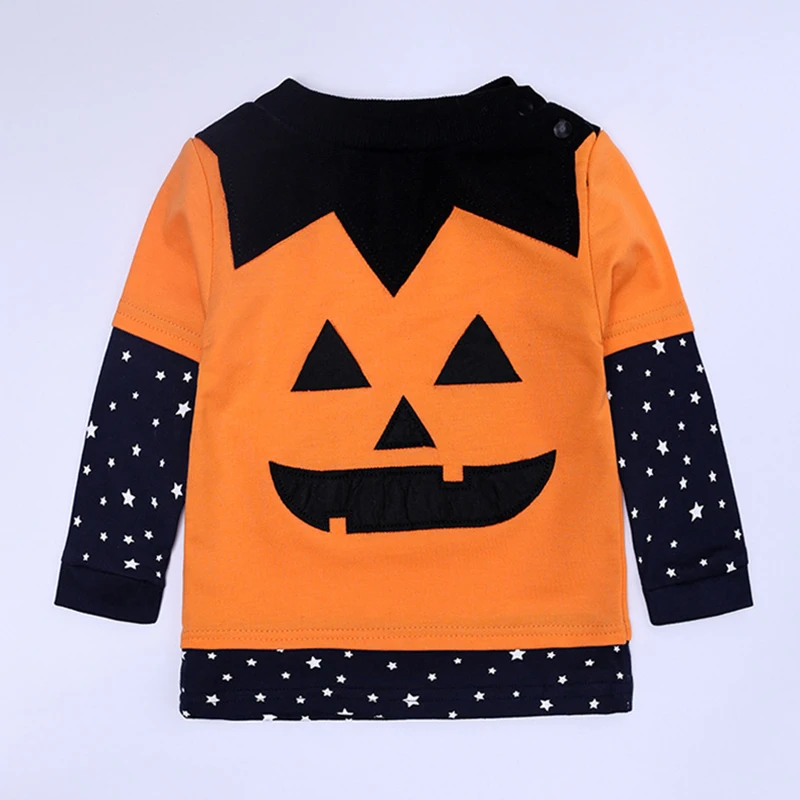 2025 Halloween Baby Boys Clothing Sets Fashion Tops + Pants + Hat + Cloak 4Pcs Outfits Children Carnival Party Costume 0-3 Years