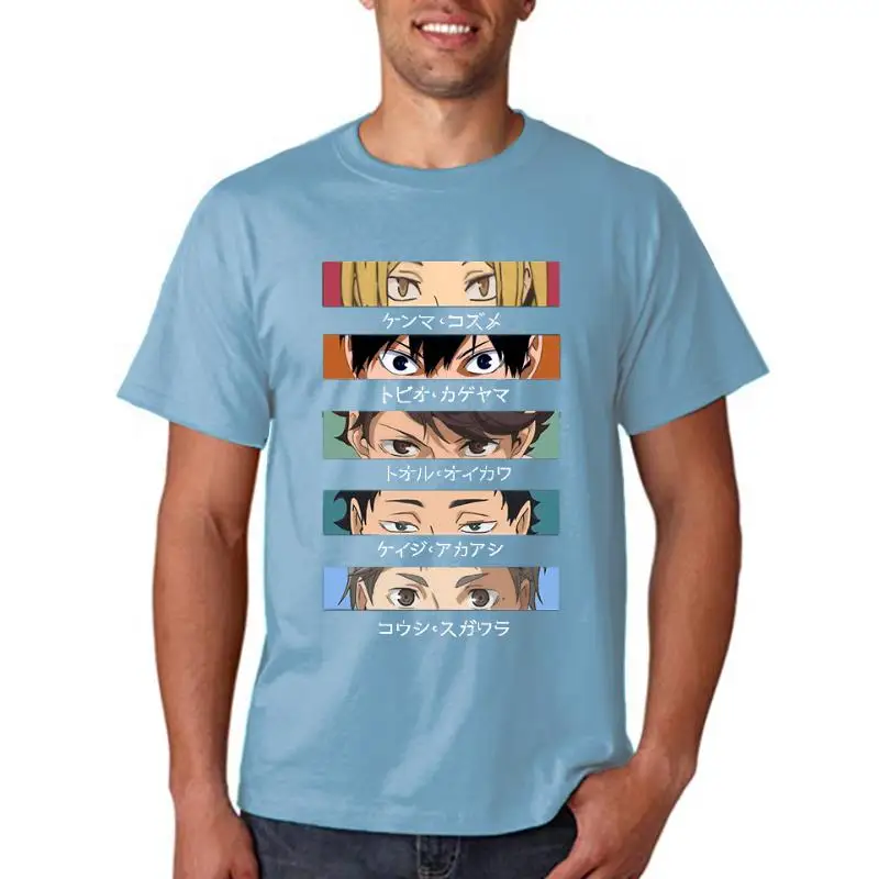 

Haikyuu Kageyama Tobio Anime Tshirts Women's Summer Casual Short Sleeves Tops Women T-Shirt Street Harajuku Women's Black Tees