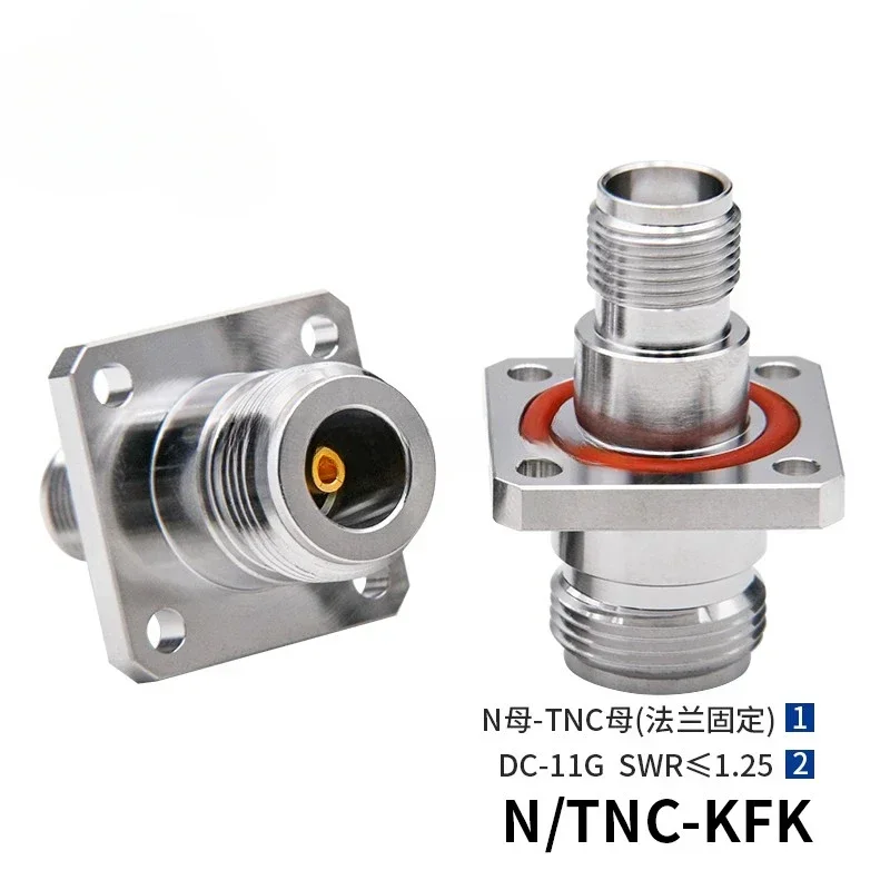 RF Adapter N/TNC-KFK Flange with Waterproof Ring 11G