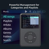 128GB Portable mp3 player bluetooth speakers & video, radio receiver, digital music player, innioasis y1 Hifi audio walkman