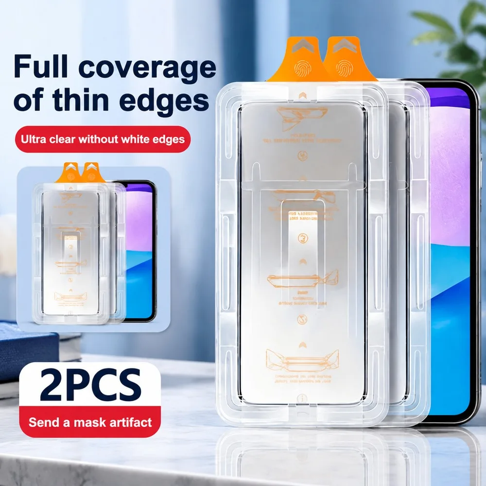 2PCS Tempered Glass For Samsung Galaxy S22 5G S21 Ultra 5G S21+ 5G Screen Protector For Samsung Galaxy S21 5G S21 FE 5G HD