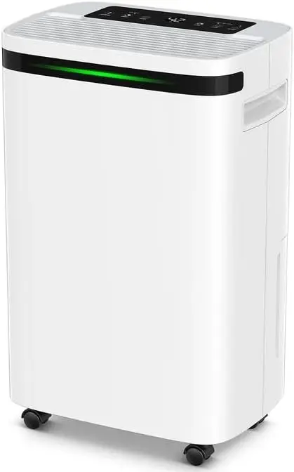 

4000 sq.ft Dehumidifiers for Basement, MAX 58 Pint Smart Compressor Dehumidifier with Drain Hose, Intelligent Humidistat, Dry