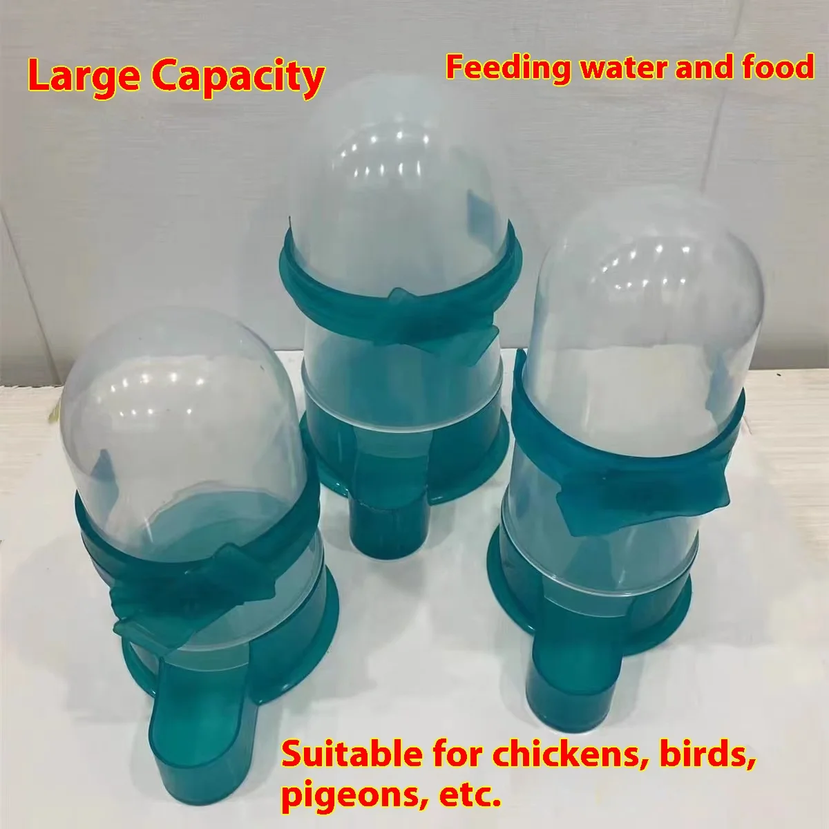Автоматическая чашка для кормления птиц, многофункциональная чашка для голубя, попугая, мийна, питьевая вода, инструмент для кормушки для курицы Lutino, оконная кормушка для птиц
