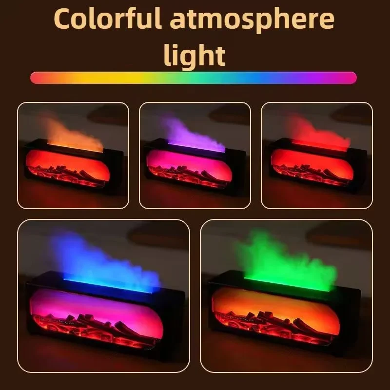 

Новый камин угольный пожарный увлажнитель с Bluetooth стерео многофункциональный ароматерапевтический бесшумный туманный увлажнитель воздуха для домашнего использования