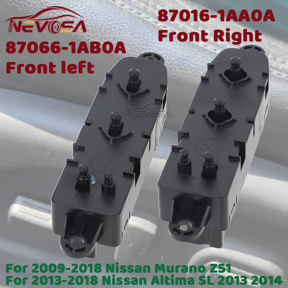 Electric Seat Adjustment Switch Button For Nissan Murano Z51 Teana L33 Pathfinder 2013 2014 Altima SL Titan XD Rogue 87066-1AB0A