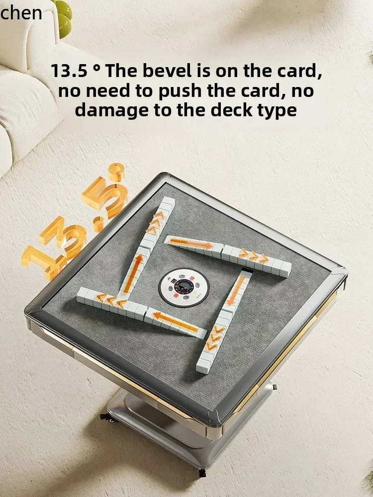 O15- [Bass Whirlwind 4.0 Roller Coaster] Mahjong Machine Fully Automatic Household Dining Table Dual-purpose Electric Table
