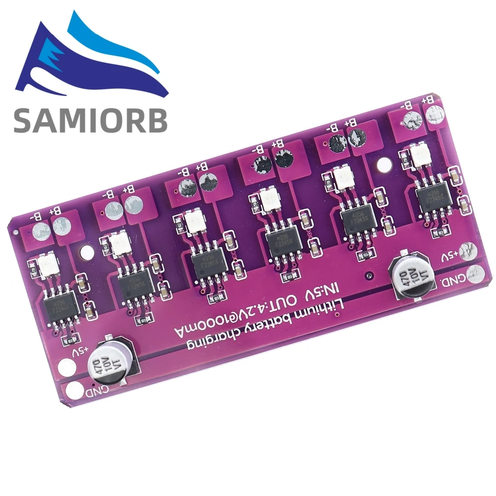 18650 Charging Module Lithium Battery Charger Board 4056 5V 1A PCB Circuit Board Charger Array  Electric Scooter Accessories