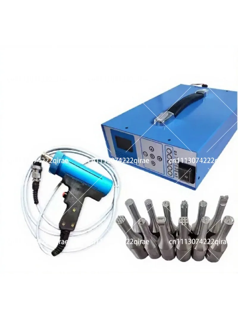 Portable Handheld Ultrasonic Spot Welder 1000W 28KHz Plastic Fabric Welding Machine 220V for 0-15mm