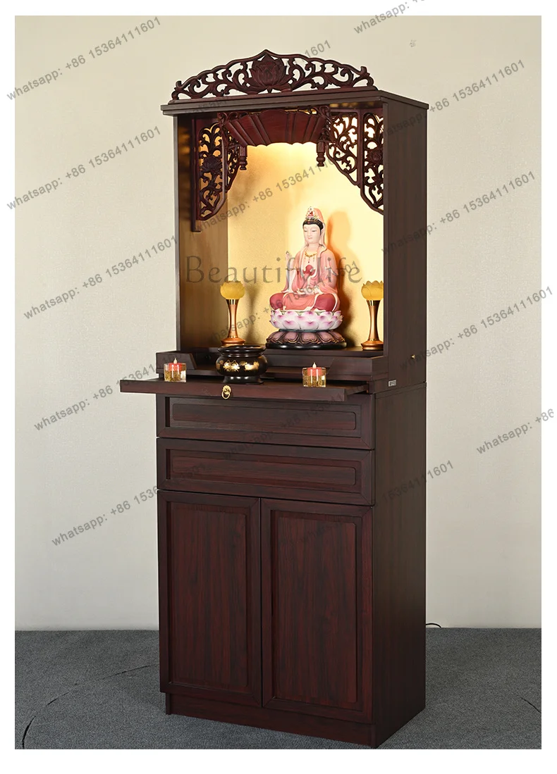 PG Chinese Shrine Cabinet Altar Guanyin God of Wealth Clothes Closet