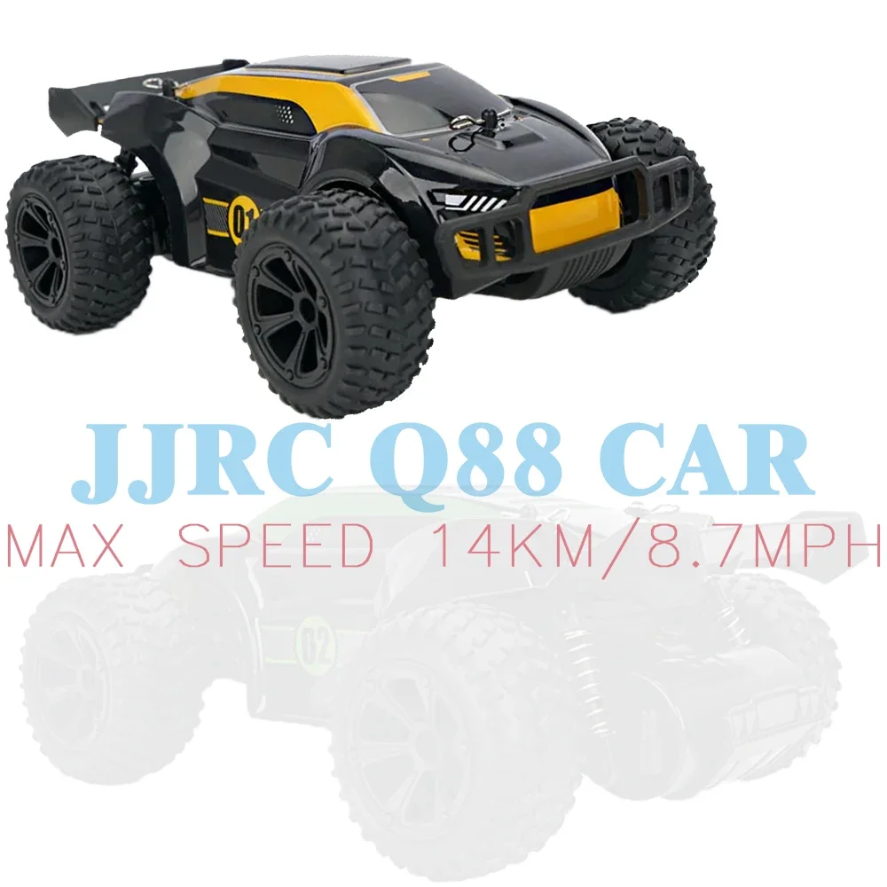 JJRC Q88  Remote Control Car RC Racing Car2.4G 1:22 Off Road Truck High Speed Lighting 2WD Drift Car Toy For Boy 30 Mins Driving